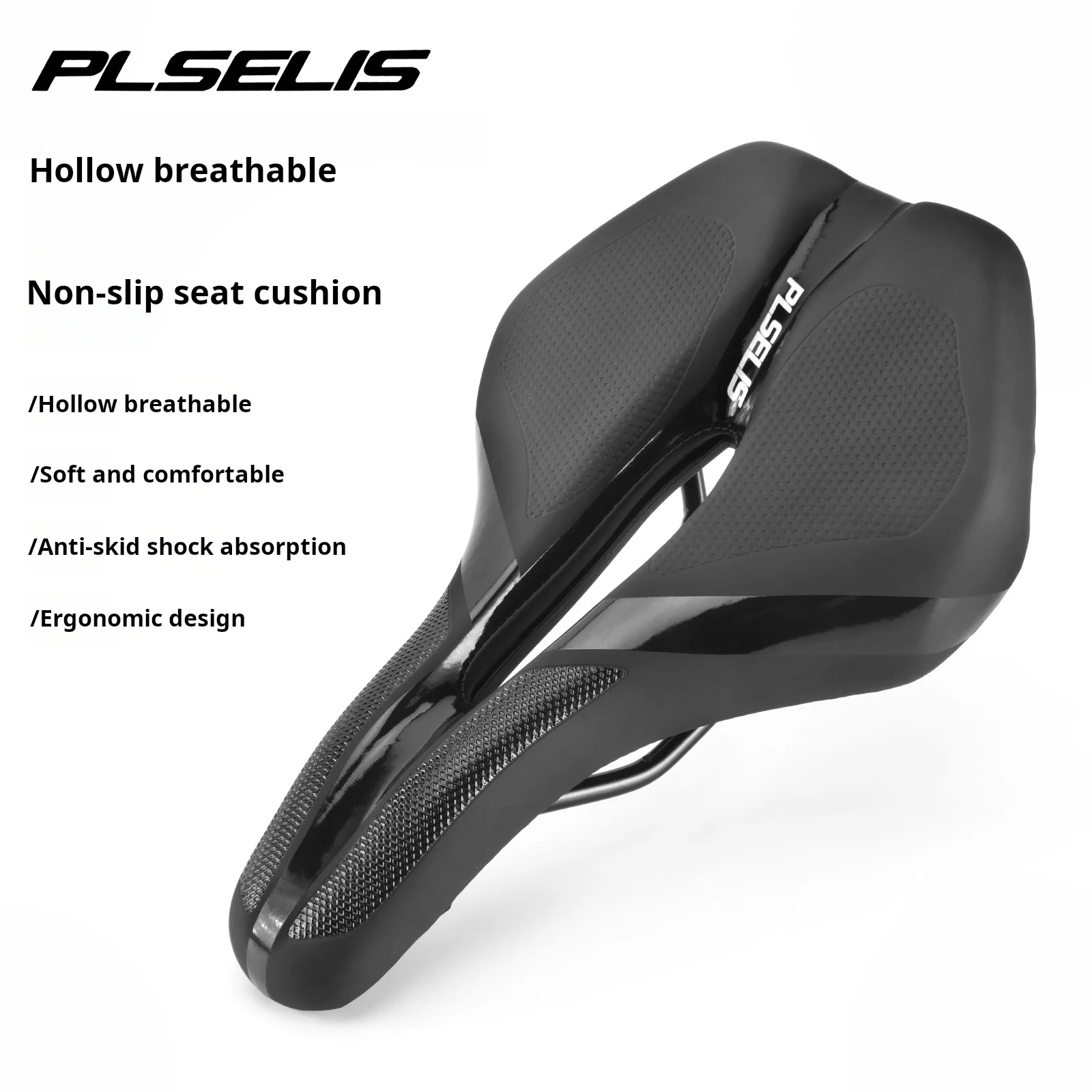 PLSELIS Bicycle Hollow Breathable Non-slip Seat Cushion MTB Soft Comfortable Saddle Bicycle Seat Accessories Folding Bike Saddle
PLSELIS Bicycle Hollow Breathable Non-slip Seat Cushion MTB Soft Comfortable Saddle Bicycle Seat Accessories Folding Bike Saddle