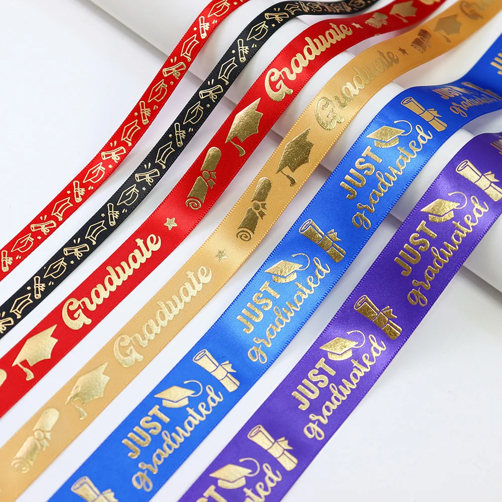9mm 16mm 25mm Graduation Season Theme Satin Ribbon Graduation Cap Certificate Grad Decorative Ribbon Gift Wrapping
9mm 16mm 25mm Graduation Season Theme Satin Ribbon Graduation Cap Certificate Grad Decorative Ribbon Gift Wrapping