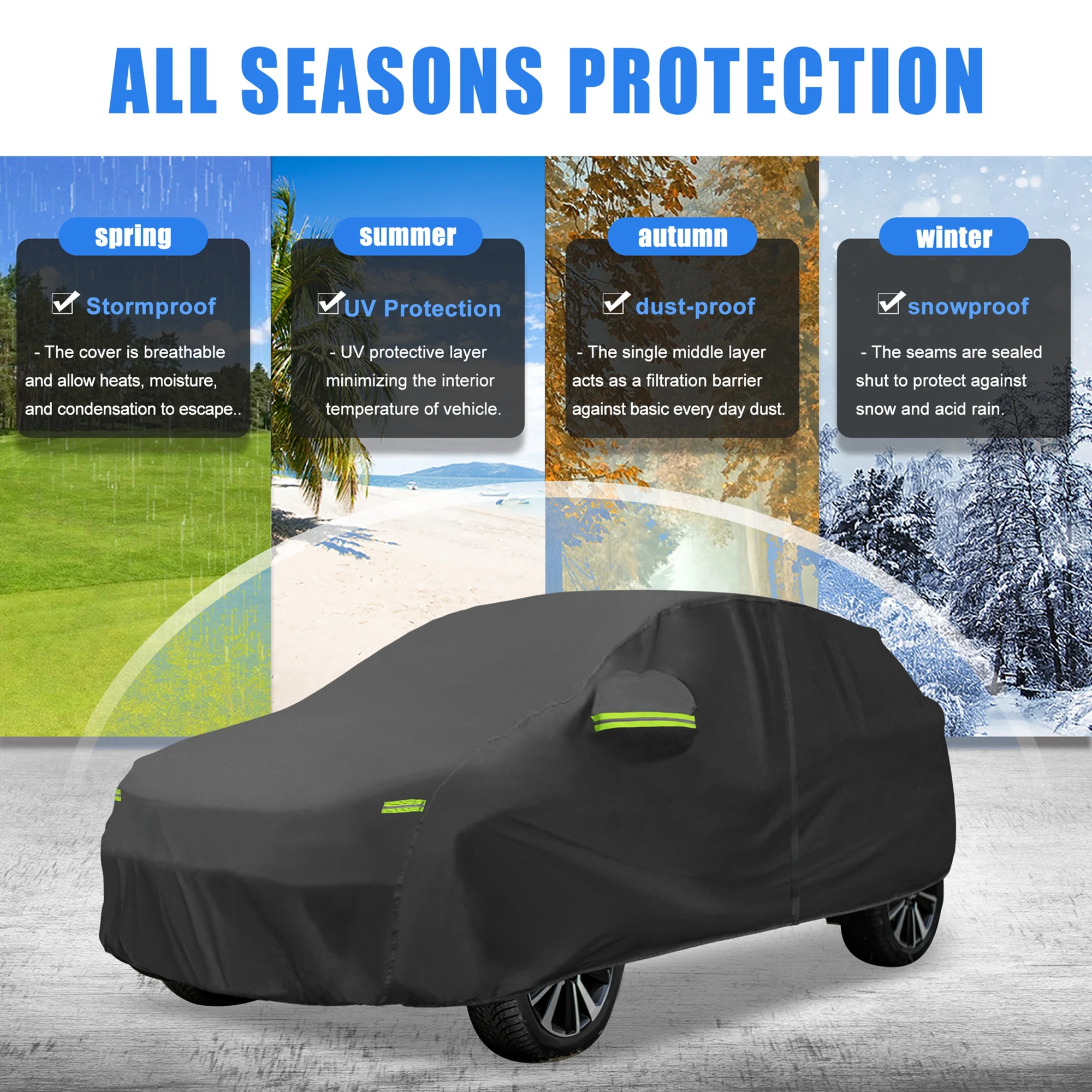 Водонепроницаемый автомобильный чехол Uxcell на молнии для Toyota Yaris Cross 2021-2023, черный
Водонепроницаемый автомобильный чехол Uxcell на молнии для Toyota Yaris Cross 2021-2023, черный