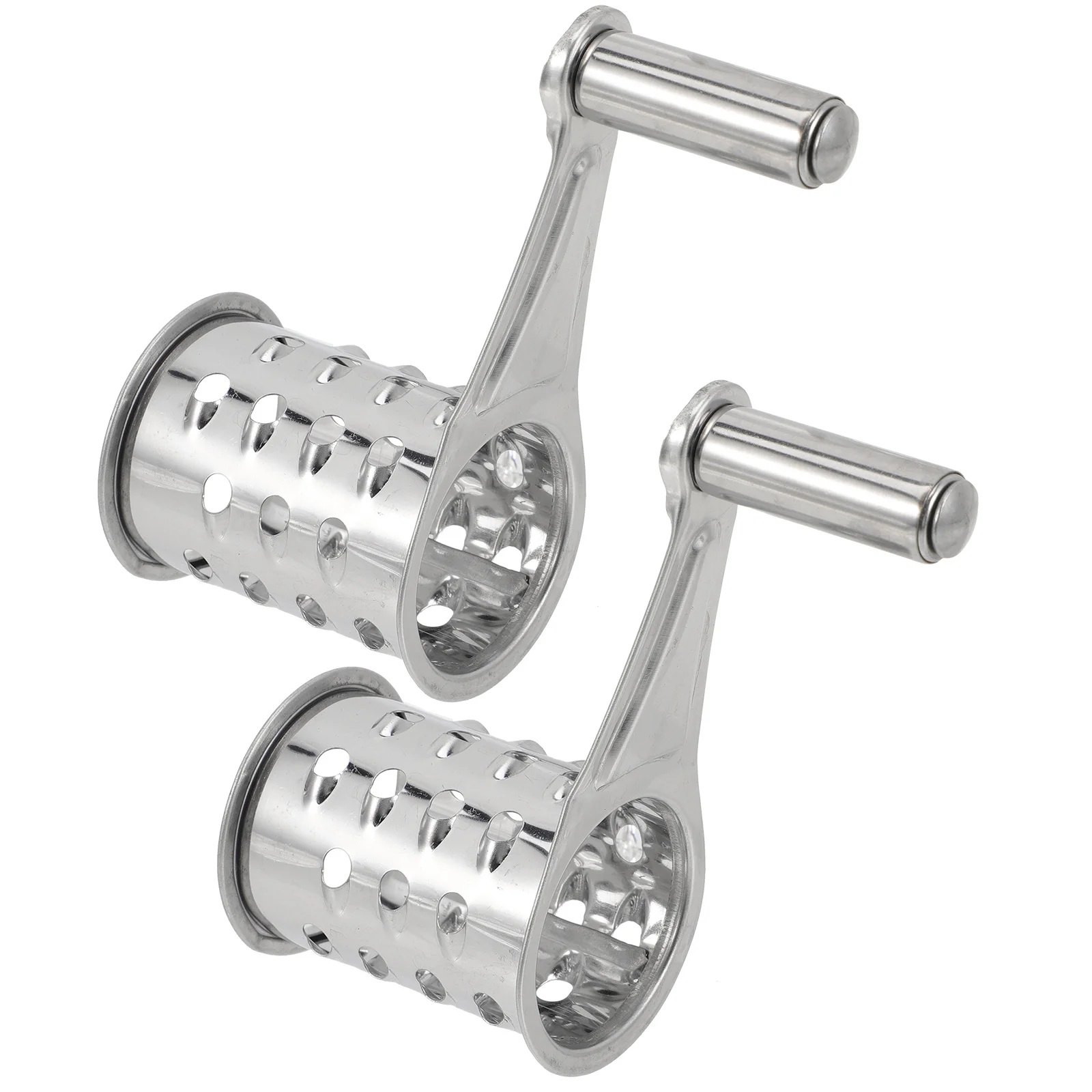 2Pcs Rotary Cheese Grater Manual Stainless Steel Shredder with Handle Efficient Grating for Cheese Garlic Kitchen Essentials
2Pcs Rotary Cheese Grater Manual Stainless Steel Shredder with Handle Efficient Grating for Cheese Garlic Kitchen Essentials