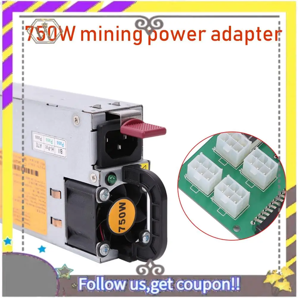 New All In One Power Supply With Breakout Board And Power Cable HSTNS-PL18 DPS-750RB A 506821-001 511778-001 Mining PSU
New All In One Power Supply With Breakout Board And Power Cable HSTNS-PL18 DPS-750RB A 506821-001 511778-001 Mining PSU
