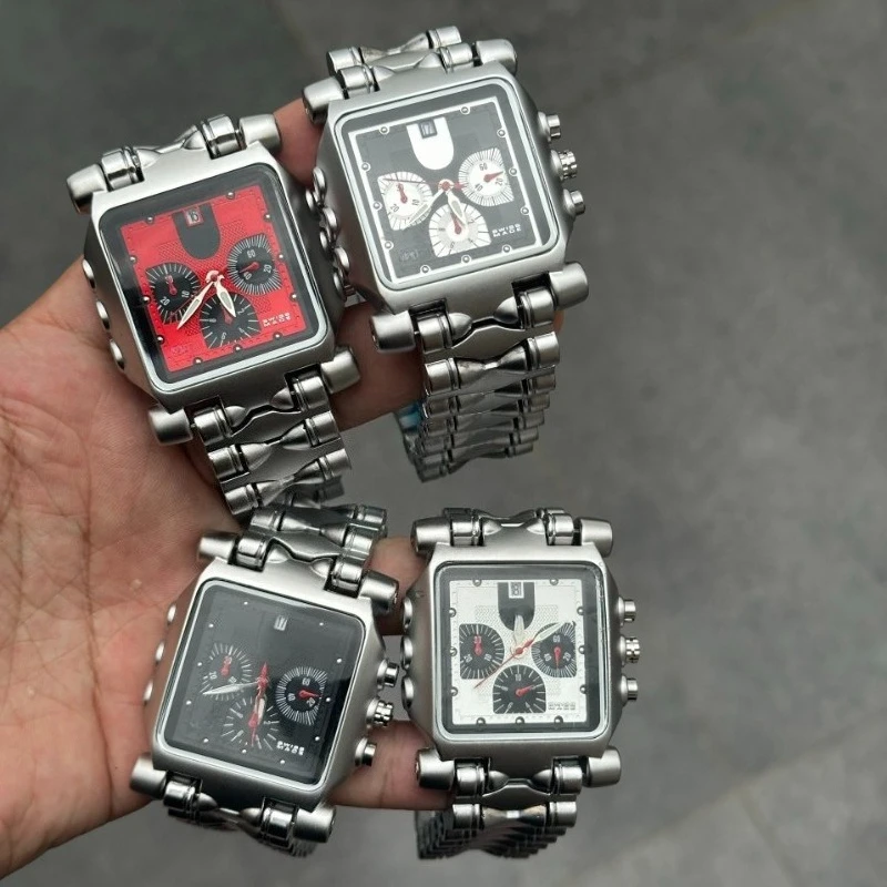 Original New Non-Oakley Square Large Dial Waterproof Luminous Fashion Trend Men's Watch
Original New Non-Oakley Square Large Dial Waterproof Luminous Fashion Trend Men's Watch