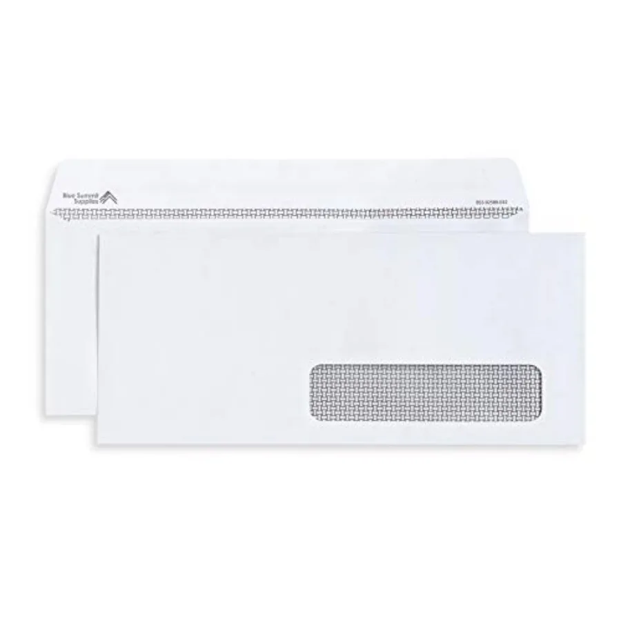500 Self Seal Number 10 Single Right Window Envelopes - Security Lining - Designed for Secure Mailing of Invoices Documents and
500 Self Seal Number 10 Single Right Window Envelopes - Security Lining - Designed for Secure Mailing of Invoices Documents and
