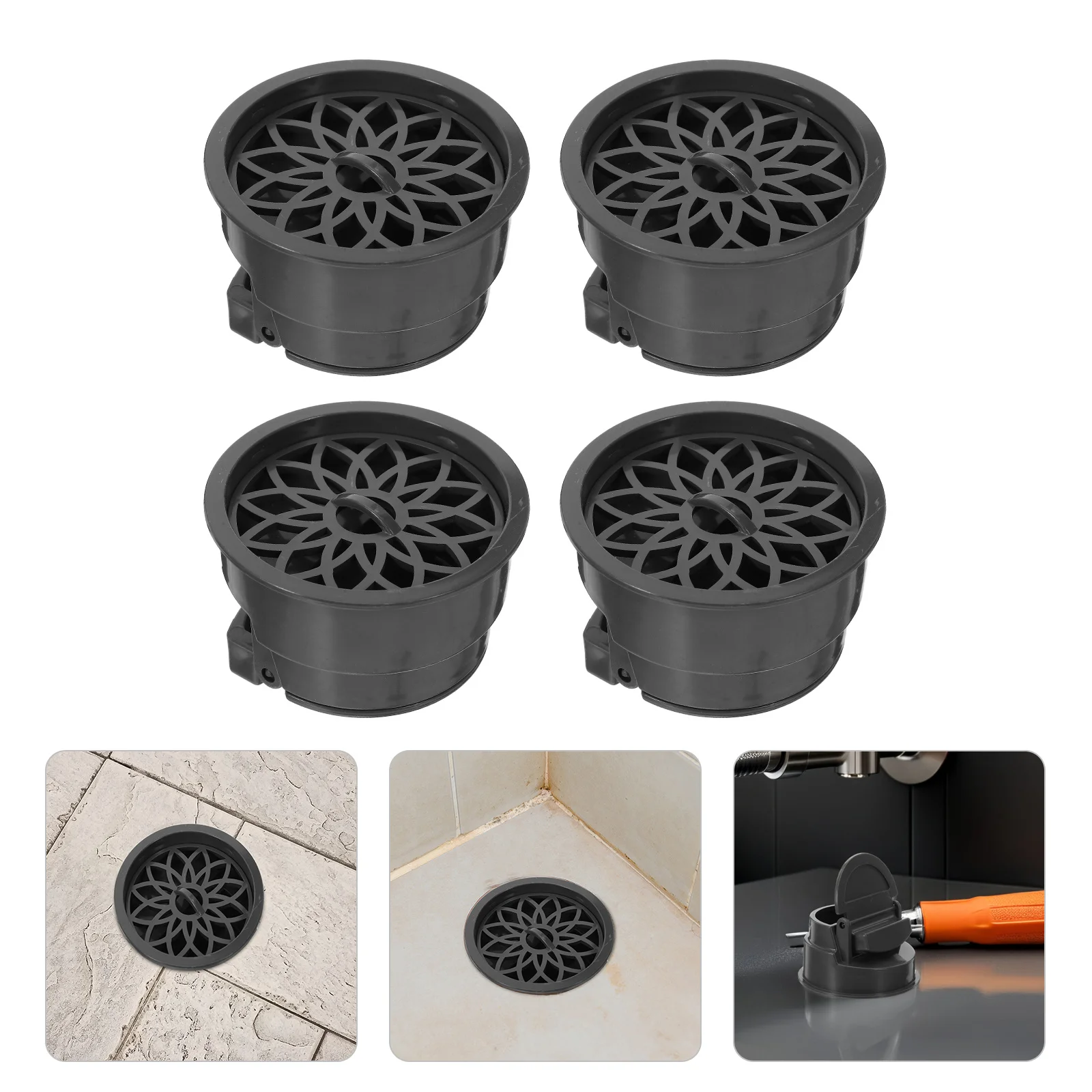 4 шт. круглых непромокаемых заглушек для слива с защитой от запаха и самозакрывающимся механизмом для ванной и кухни, диаметр 4,5 см, для напольных сливных труб
4 шт. круглых непромокаемых заглушек для слива с защитой от запаха и самозакрывающимся механизмом для ванной и кухни, диаметр 4,5 см, для напольных сливных труб