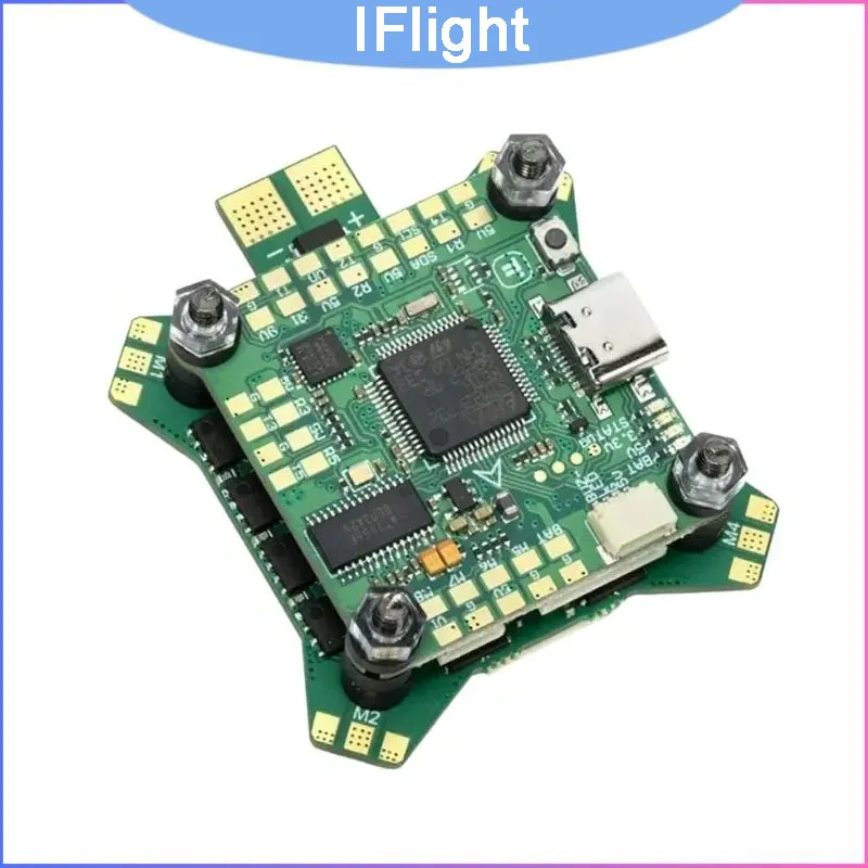 Полетный контроллер iFlight BLITZ F7 и комбо-комплект ESC E55 55A 4-в-1, STM32F722 2-6S DPS310 Baro BLHeli32 30.5мм для RC FPV дронов
Полетный контроллер iFlight BLITZ F7 и комбо-комплект ESC E55 55A 4-в-1, STM32F722 2-6S DPS310 Baro BLHeli32 30.5мм для RC FPV дронов