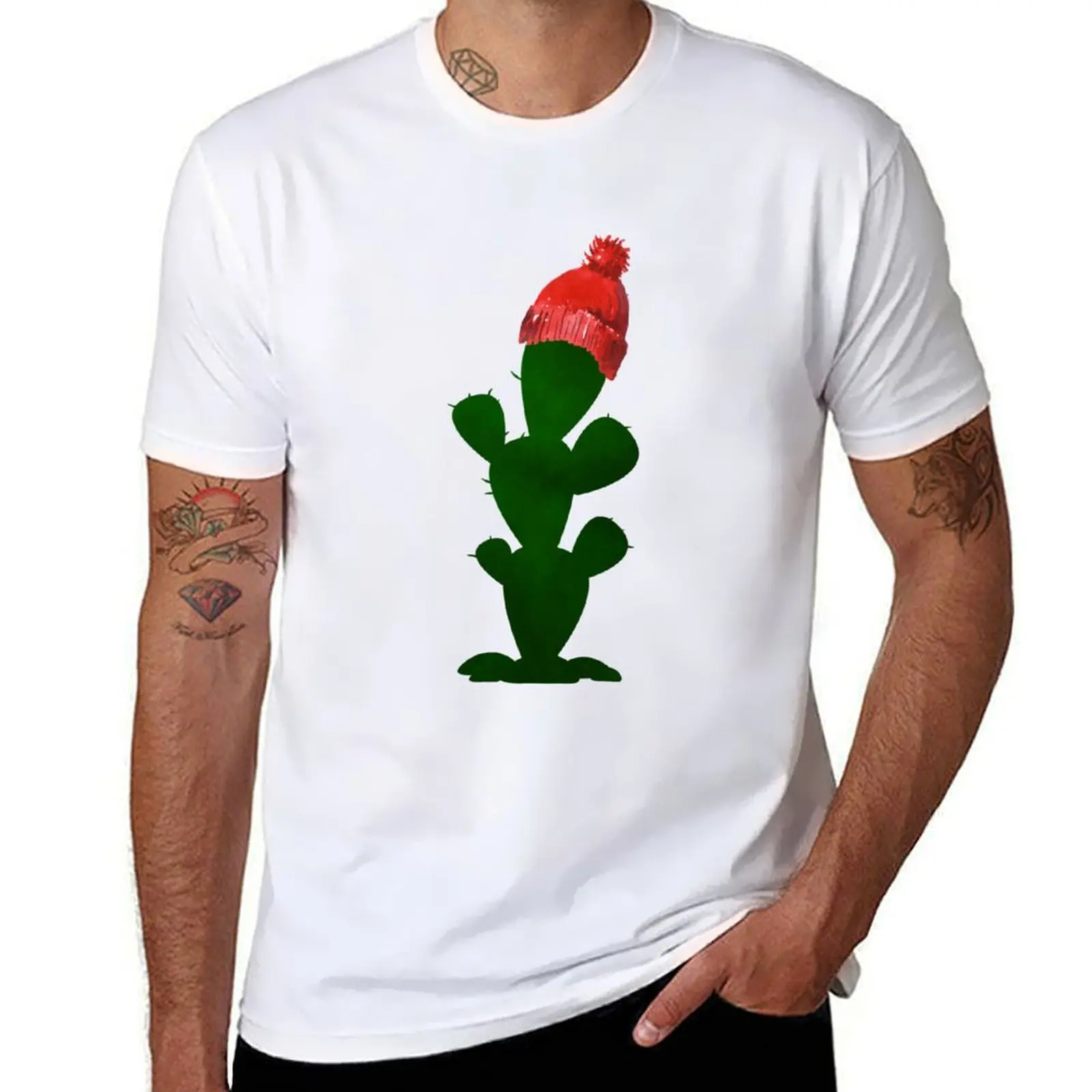 Cute Cactus with red winter snow hat T-Shirt t shirts for man slim fit t shirt man luxury T-shirt
Cute Cactus with red winter snow hat T-Shirt t shirts for man slim fit t shirt man luxury T-shirt
