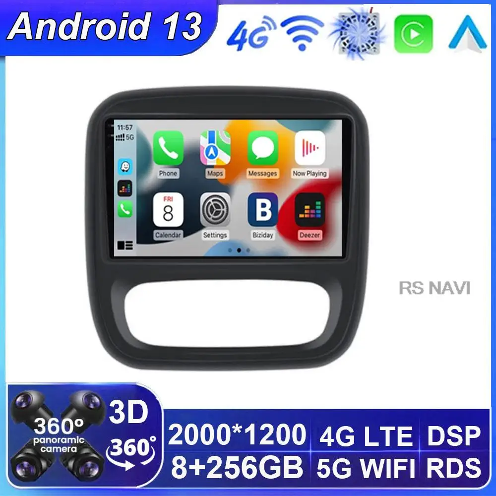 Автомагнитола на Android 13 с GPS для Renault Trafic 3 2014 - 2021 Opel Vivaro B 2014 - 2018 мультимедийный видеоплеер навигатор Carplay
Автомагнитола на Android 13 с GPS для Renault Trafic 3 2014 - 2021 Opel Vivaro B 2014 - 2018 мультимедийный видеоплеер навигатор Carplay