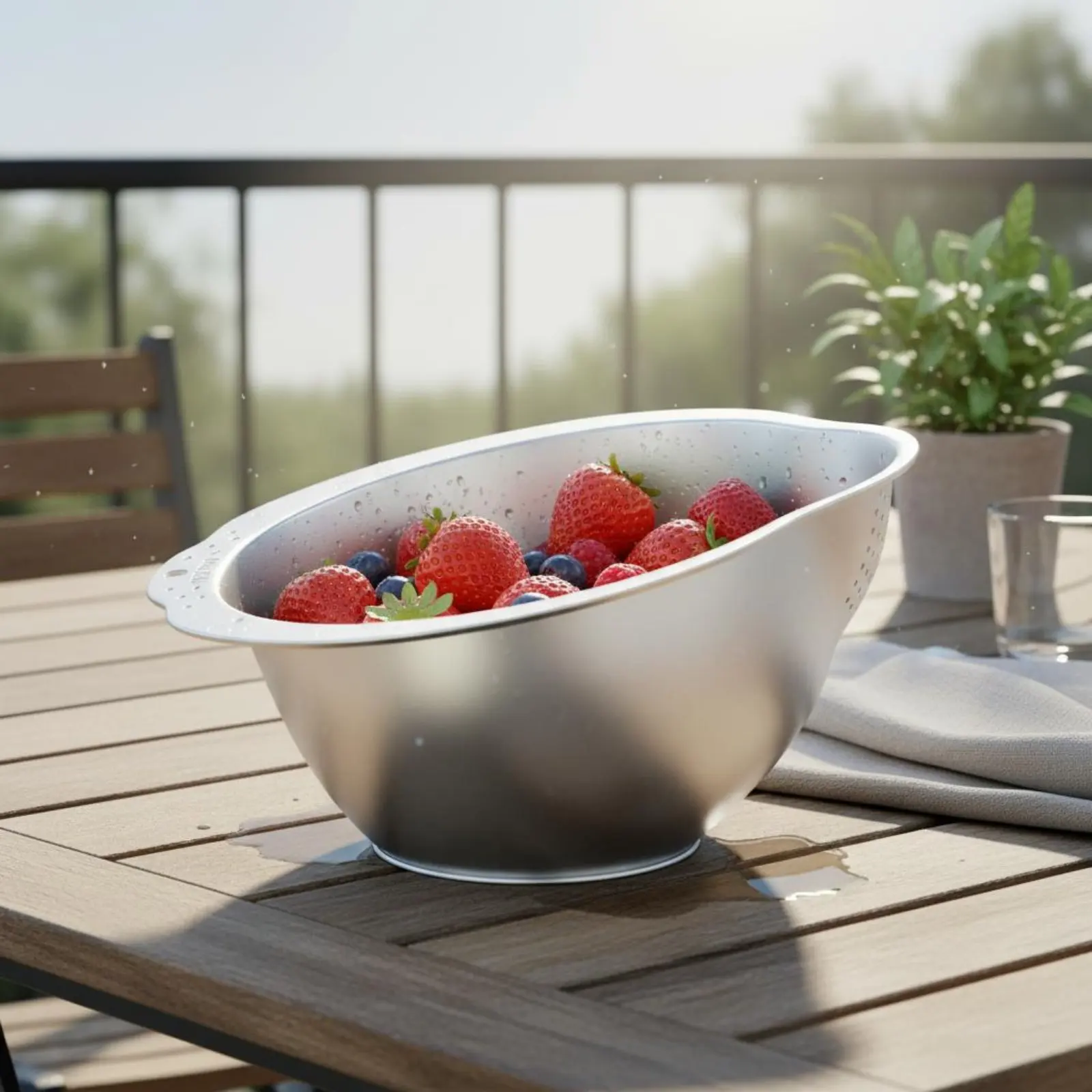 Rice Washing Bowl Easy to Clean Rice Washer Bowl Draining Basket Multi Functional Stainless Steel Wash Basin Drain Holes
Rice Washing Bowl Easy to Clean Rice Washer Bowl Draining Basket Multi Functional Stainless Steel Wash Basin Drain Holes