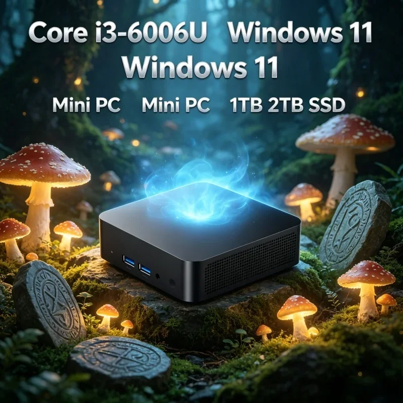 Core i3-6006U 32GB RAM 1TB/2TB SSD Windows 11 Pro Mini PC WiFi6 BT5.2 4K HD Office Gaming PC, Practical with 3 Years Warranty
Core i3-6006U 32GB RAM 1TB/2TB SSD Windows 11 Pro Mini PC WiFi6 BT5.2 4K HD Office Gaming PC, Practical with 3 Years Warranty