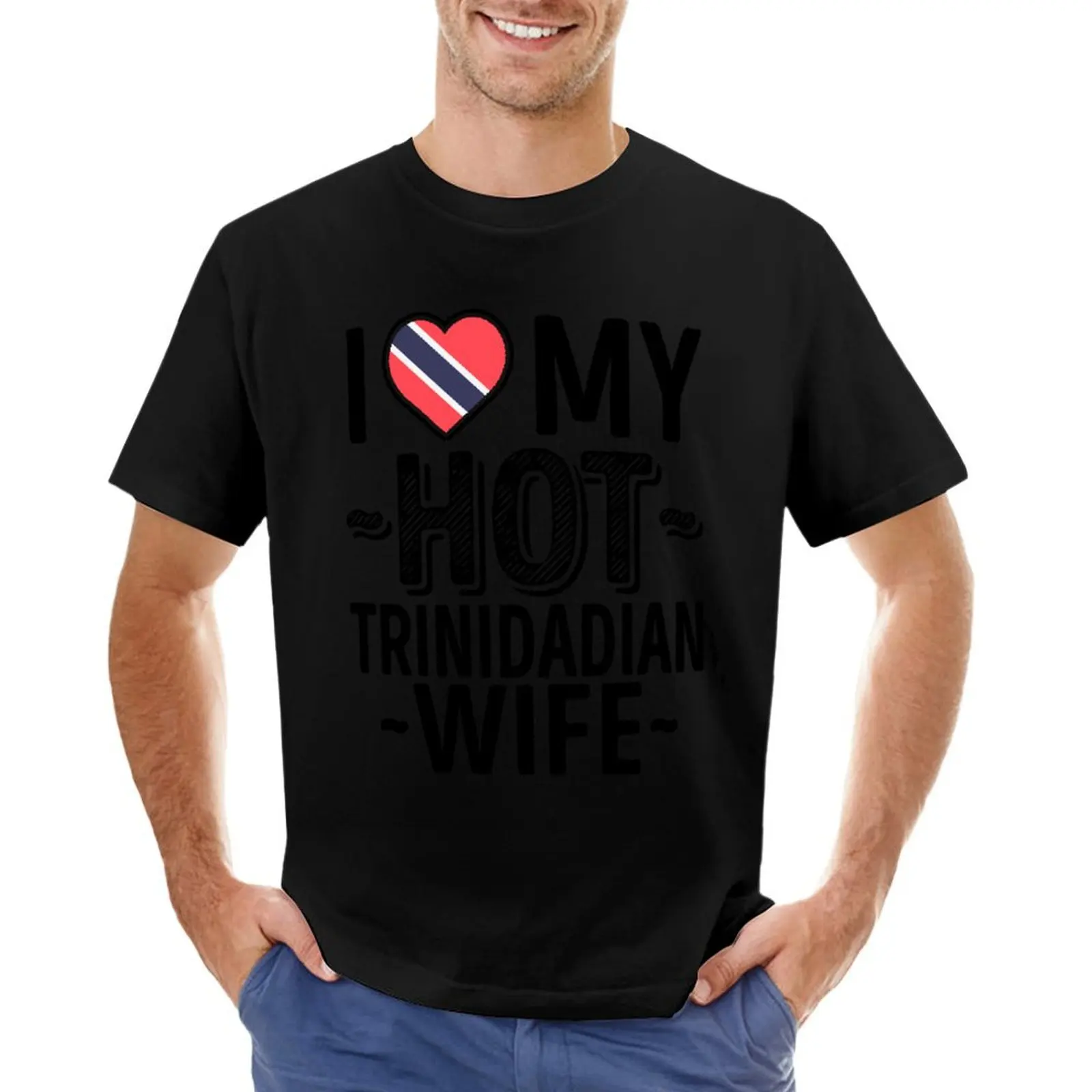 I Love My HOT Trinidadian Wife - Cute Trinidad and Tobago Couples Romantic Love T-Shirt vintage summer top oversized t shirt men
I Love My HOT Trinidadian Wife - Cute Trinidad and Tobago Couples Romantic Love T-Shirt vintage summer top oversized t shirt men