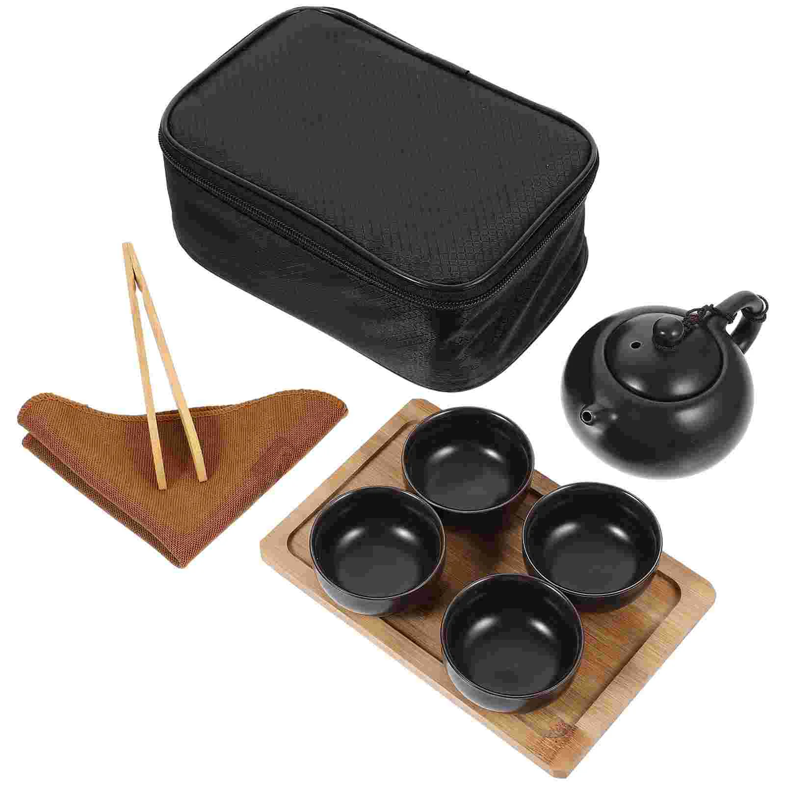 Portable Tea Set for Lovers Ceramic Cups Hiking Home Teaware Teacup Kit Wooden Travel Teapot
Portable Tea Set for Lovers Ceramic Cups Hiking Home Teaware Teacup Kit Wooden Travel Teapot
