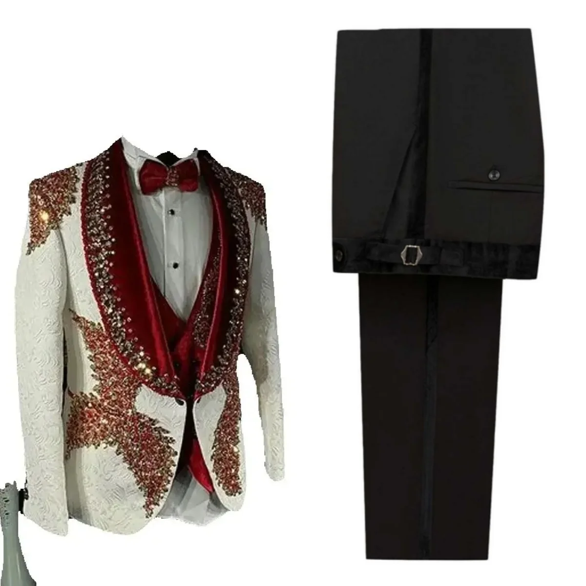 Великолепные свадебные смокинги с шалью и лацканами, однобортный мужской костюм, роскошный кристалл, куртка из 2 предметов, брюки, вечернее пальто жениха по индивидуальному заказу
Великолепные свадебные смокинги с шалью и лацканами, однобортный мужской костюм, роскошный кристалл, куртка из 2 предметов, брюки, вечернее пальто жениха по индивидуальному заказу