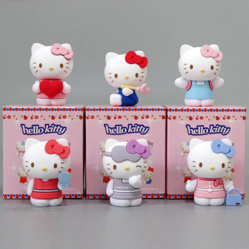Sanrio Cartoon Dolls Hello Kitty Kawaii Toys for Kids Birthdays Gifts Anime Figure Cake Decoration Cute Blind Box Mystery Boxes
Sanrio Cartoon Dolls Hello Kitty Kawaii Toys for Kids Birthdays Gifts Anime Figure Cake Decoration Cute Blind Box Mystery Boxes