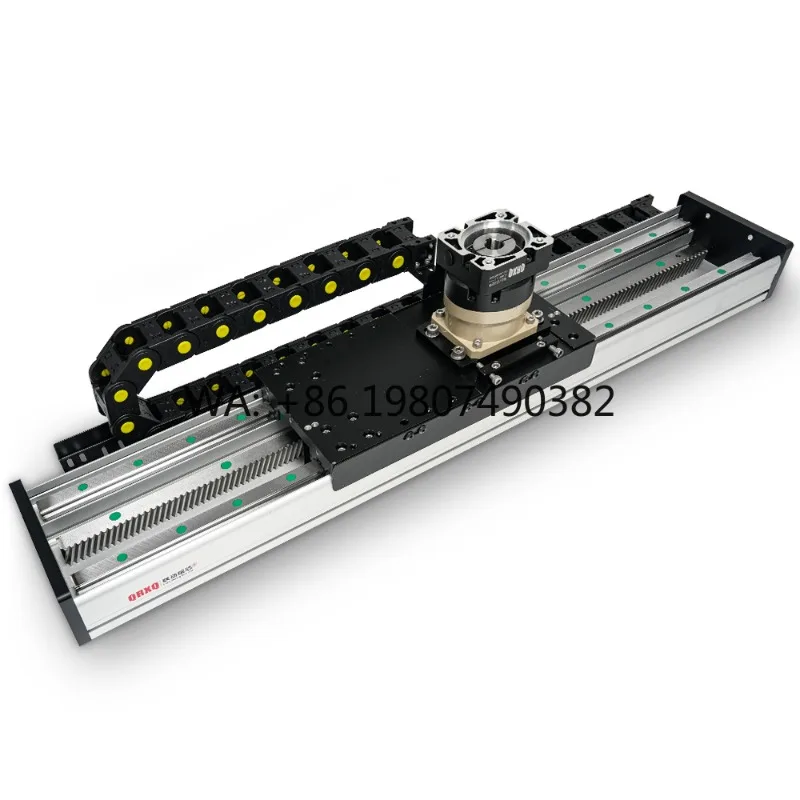 High Precision Custom Heavy Payload Linear Module Gear Rack Rail System 100mm-10000mm for CNC Industrial Automation Equipment