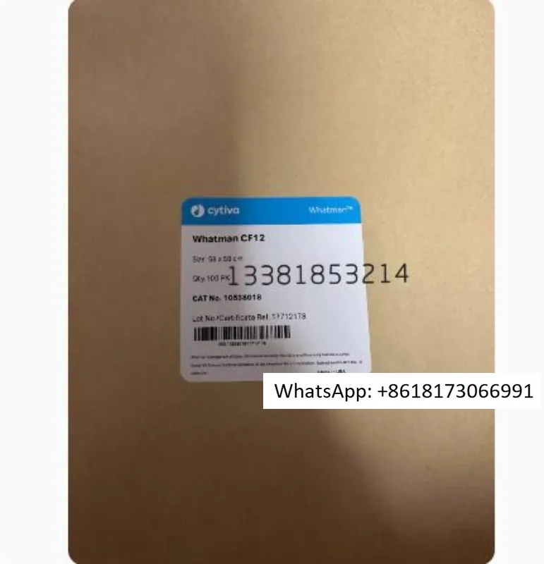 WHATMAN 10538018 CF12 filter paper newborn blood collection paper 903 sample collection paper 58 * 58cm
WHATMAN 10538018 CF12 filter paper newborn blood collection paper 903 sample collection paper 58 * 58cm