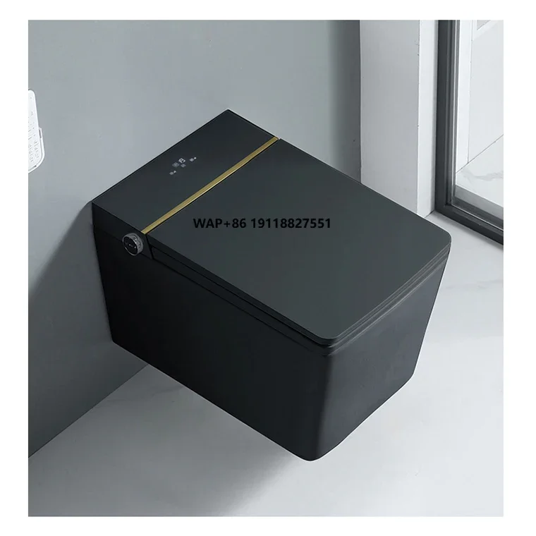 High End Color Smart Wc square Shape Ceramic Intelligent Bidet Wall Mounted Automatic Toilet Bowl Black Smart Toilet
High End Color Smart Wc square Shape Ceramic Intelligent Bidet Wall Mounted Automatic Toilet Bowl Black Smart Toilet
