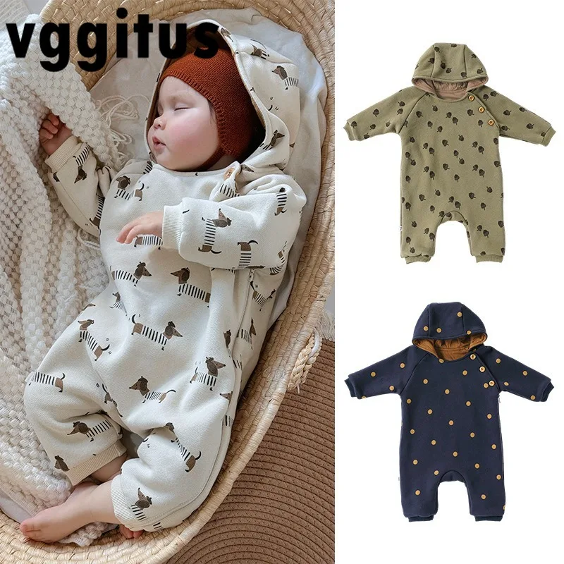 Новый осенне-зимний утепленный комбинезон с капюшоном для маленьких девочек и мальчиков, флисовая теплая цельная одежда с милой собакой в горошек, D4542
Новый осенне-зимний утепленный комбинезон с капюшоном для маленьких девочек и мальчиков, флисовая теплая цельная одежда с милой собакой в горошек, D4542