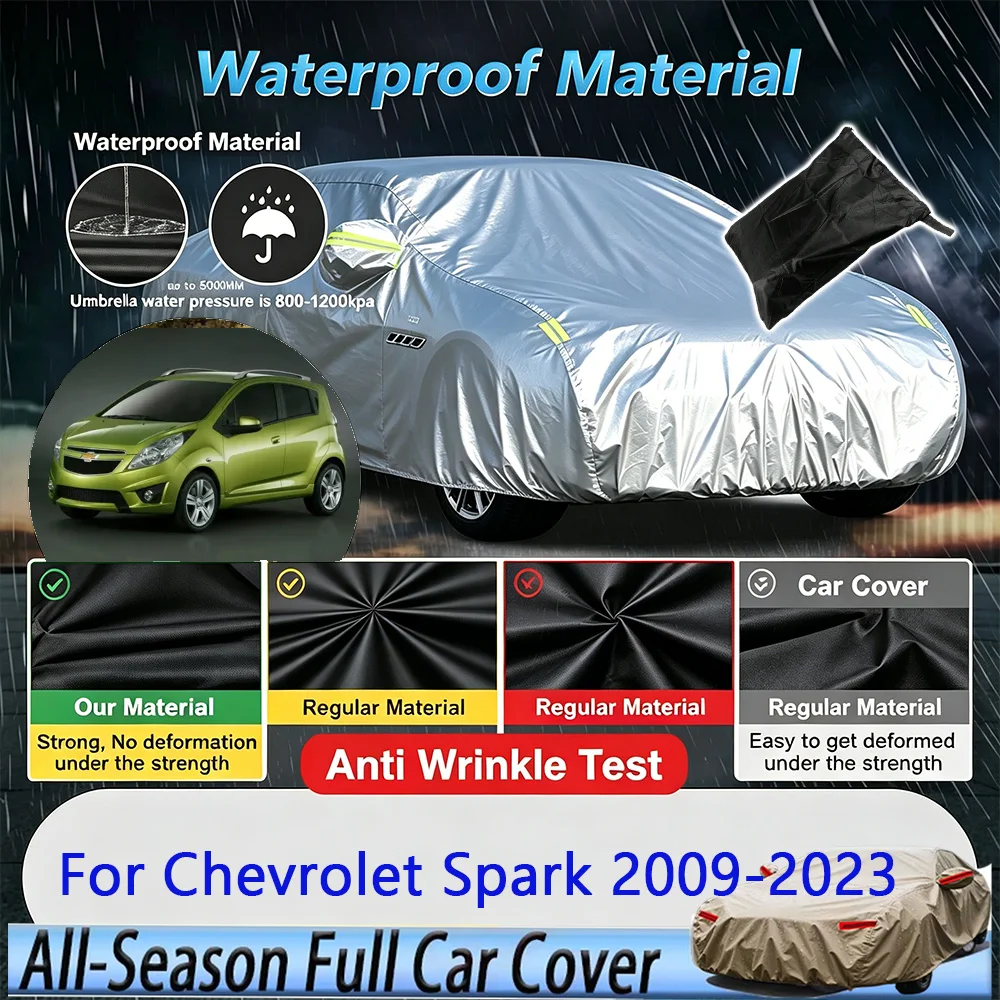 Outdoor Protection Full Car Cover Snow Cover Sunshade Waterproof Dustproof Exterior For Chevrolet Spark 2009-2023 2021 2022
Outdoor Protection Full Car Cover Snow Cover Sunshade Waterproof Dustproof Exterior For Chevrolet Spark 2009-2023 2021 2022