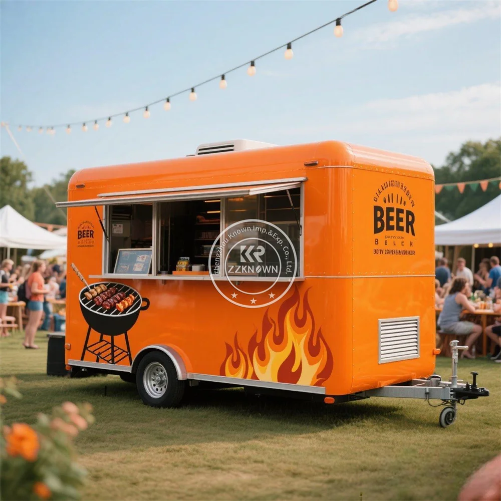 Outdoor Food Truck Mobile Kitchen Street Coffee Bar Shop Snack Pizza Catering Trailer Street Concession Food Trailer For Sale
Outdoor Food Truck Mobile Kitchen Street Coffee Bar Shop Snack Pizza Catering Trailer Street Concession Food Trailer For Sale