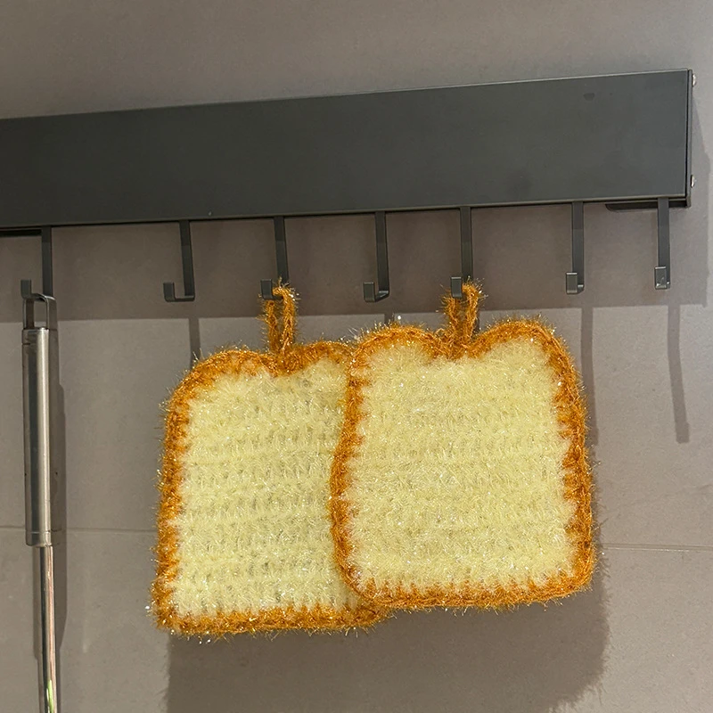 5Pcs Handwoven Double-layer Bread Shaped Cleaning Cloth, Soft Absorbent Kitchen Towel for Home Kitchen & Christmas Gift
5Pcs Handwoven Double-layer Bread Shaped Cleaning Cloth, Soft Absorbent Kitchen Towel for Home Kitchen & Christmas Gift