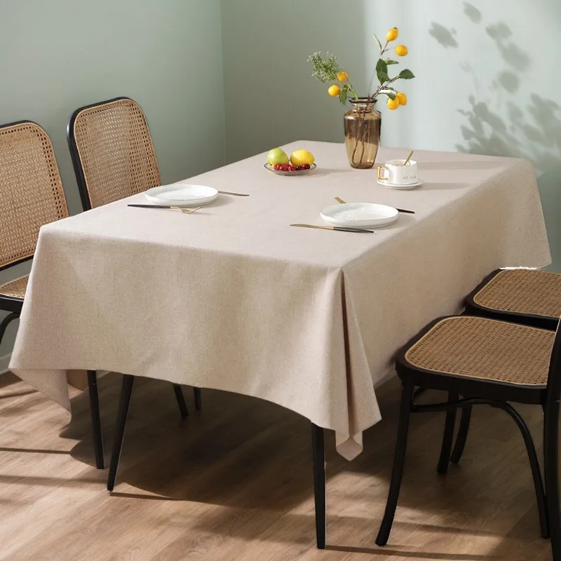 Waterproof Oilproof Kitchen Dining Tablecloth Solid Color Rectangle Tablecloth Cover Mat Oilcloth Antifouling Home Decoration
Waterproof Oilproof Kitchen Dining Tablecloth Solid Color Rectangle Tablecloth Cover Mat Oilcloth Antifouling Home Decoration