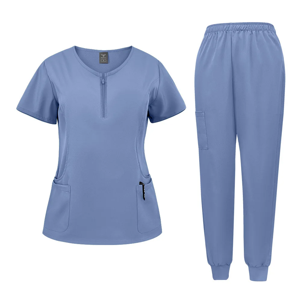 Women's Beauty Salon Operating Room Hand Washing Clothes, Short Sleeved Doctor's Elastic Frosted Set
Women's Beauty Salon Operating Room Hand Washing Clothes, Short Sleeved Doctor's Elastic Frosted Set