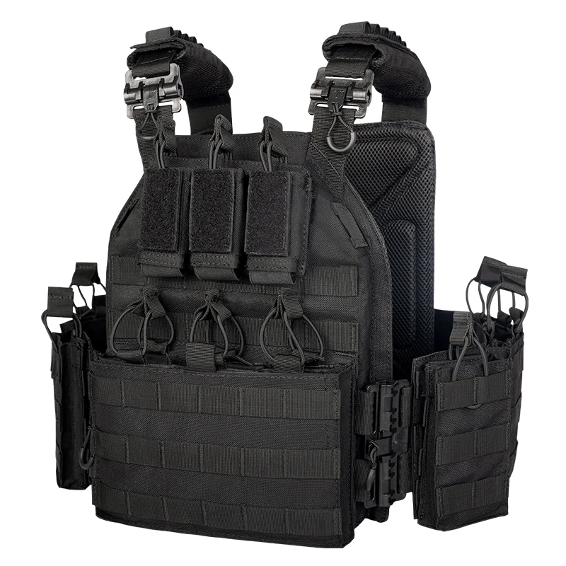 Outdoor Training Vest Safety Plate Carrier Protection Chaleco Tactico Molle Fast Release Buckle Black Tactical Vest
Outdoor Training Vest Safety Plate Carrier Protection Chaleco Tactico Molle Fast Release Buckle Black Tactical Vest