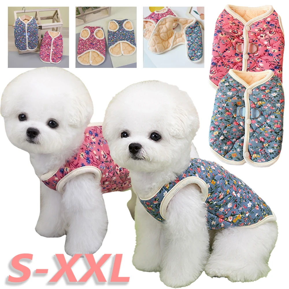 Warm Jacket Overalls for Dogs Cats Fashion Floral Puppy Coat Pet Winter Clothes for Chihuahua Yorkie Dachshund Plush Dog Vests
Warm Jacket Overalls for Dogs Cats Fashion Floral Puppy Coat Pet Winter Clothes for Chihuahua Yorkie Dachshund Plush Dog Vests