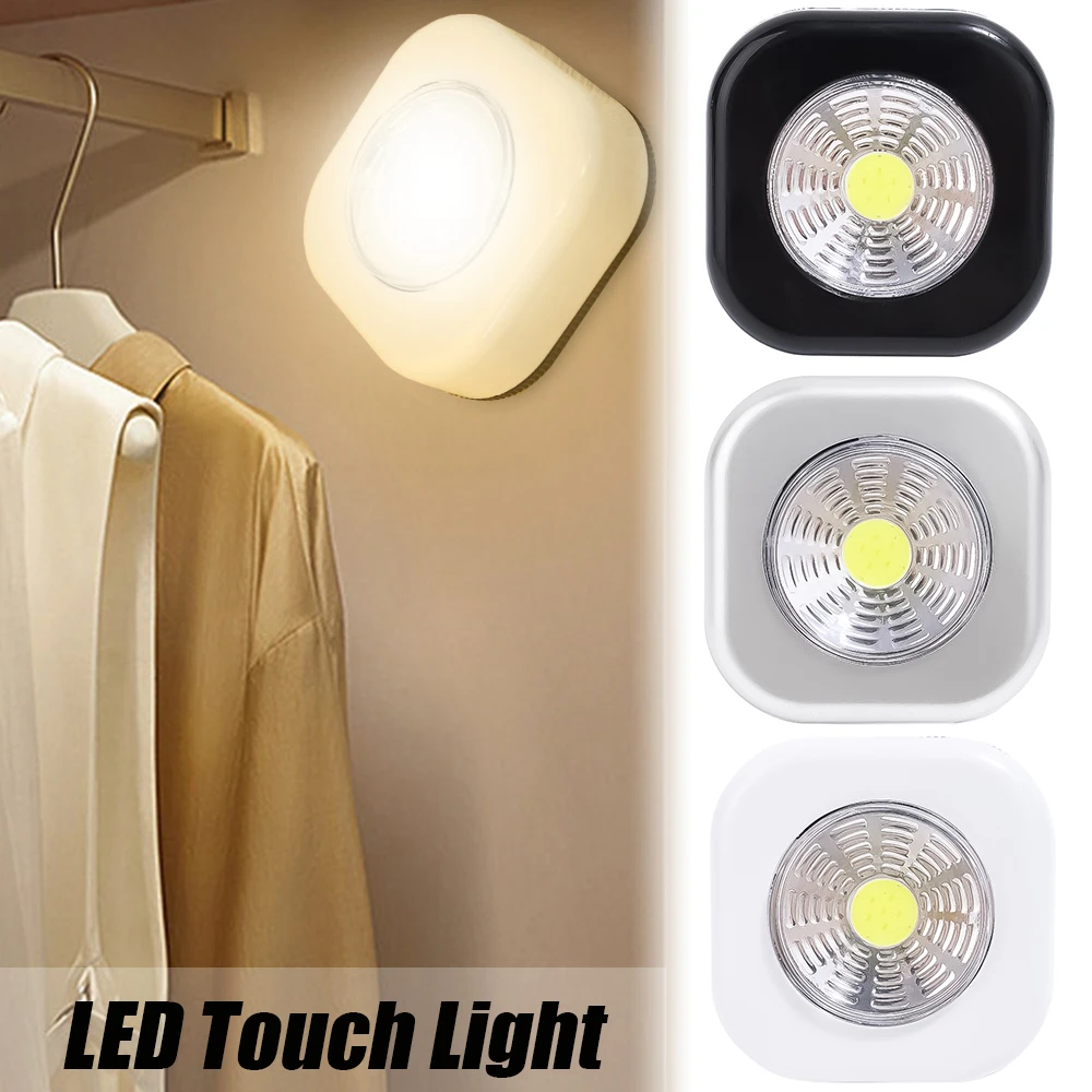 Mini COB Touch Night Light Battery Powered Wireless Wall Decoration Lamps For Bedroom Kitchen Wardrobe Closet Cabinet Lighting
Mini COB Touch Night Light Battery Powered Wireless Wall Decoration Lamps For Bedroom Kitchen Wardrobe Closet Cabinet Lighting