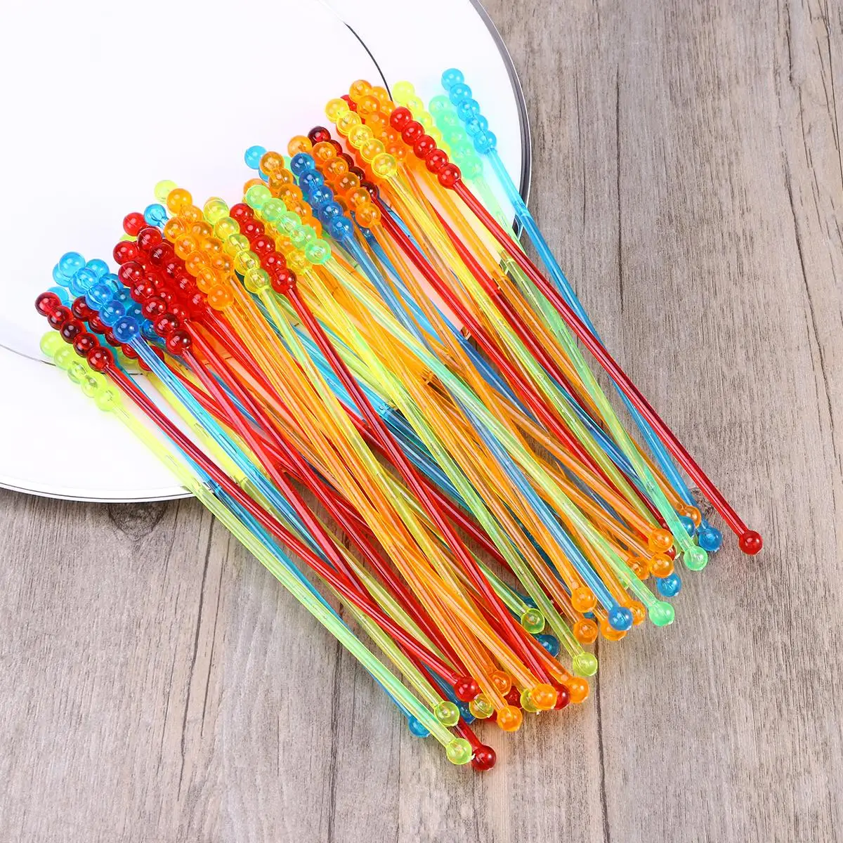 50 Pcs Acrylic Cocktail Drink Stirrers High Temp Resistant Bar Tools Suitable for Home Restaurant Juice Coffee Milk Stirring
50 Pcs Acrylic Cocktail Drink Stirrers High Temp Resistant Bar Tools Suitable for Home Restaurant Juice Coffee Milk Stirring