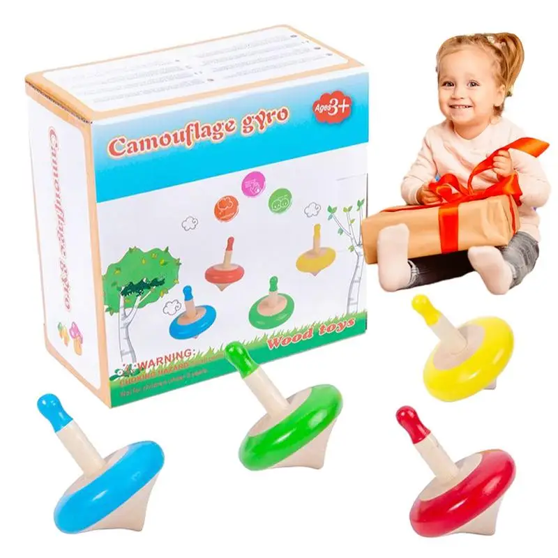 Colorful Wooden Spinning Toy Fidget Toy with Handle Wooden Finger Exercise Gyroscope Toy for Children Balance Coordination Skill
Colorful Wooden Spinning Toy Fidget Toy with Handle Wooden Finger Exercise Gyroscope Toy for Children Balance Coordination Skill