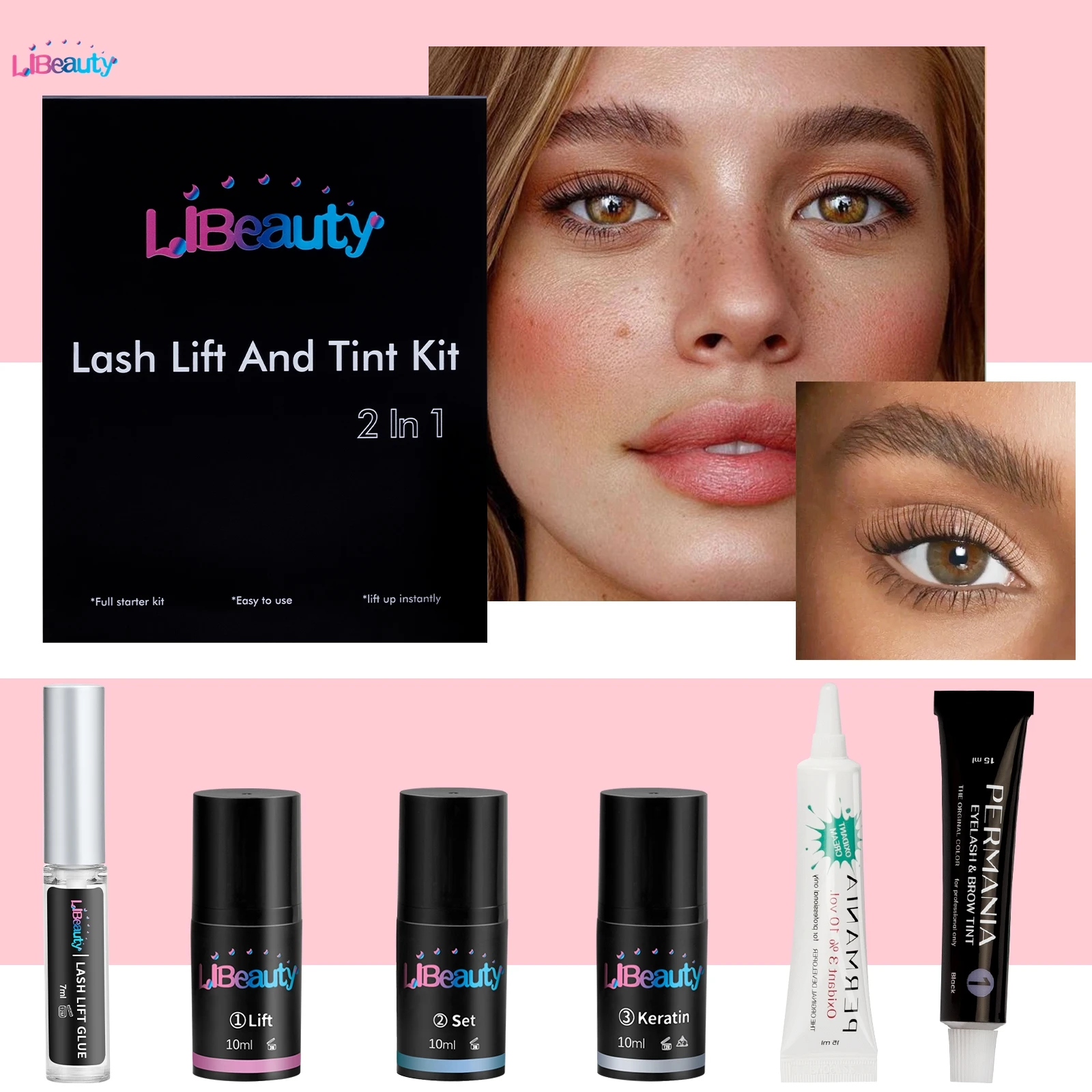 Libeauty 5-8 минут 4 в 1 Набор для подтяжки ресниц и оттенок бровей Лифтинг-краска для бровей Последние около 60-90 дней Инструменты для макияжа глаз Можно сделать ваш логотип
Libeauty 5-8 минут 4 в 1 Набор для подтяжки ресниц и оттенок бровей Лифтинг-краска для бровей Последние около 60-90 дней Инструменты для макияжа глаз Можно сделать ваш логотип
