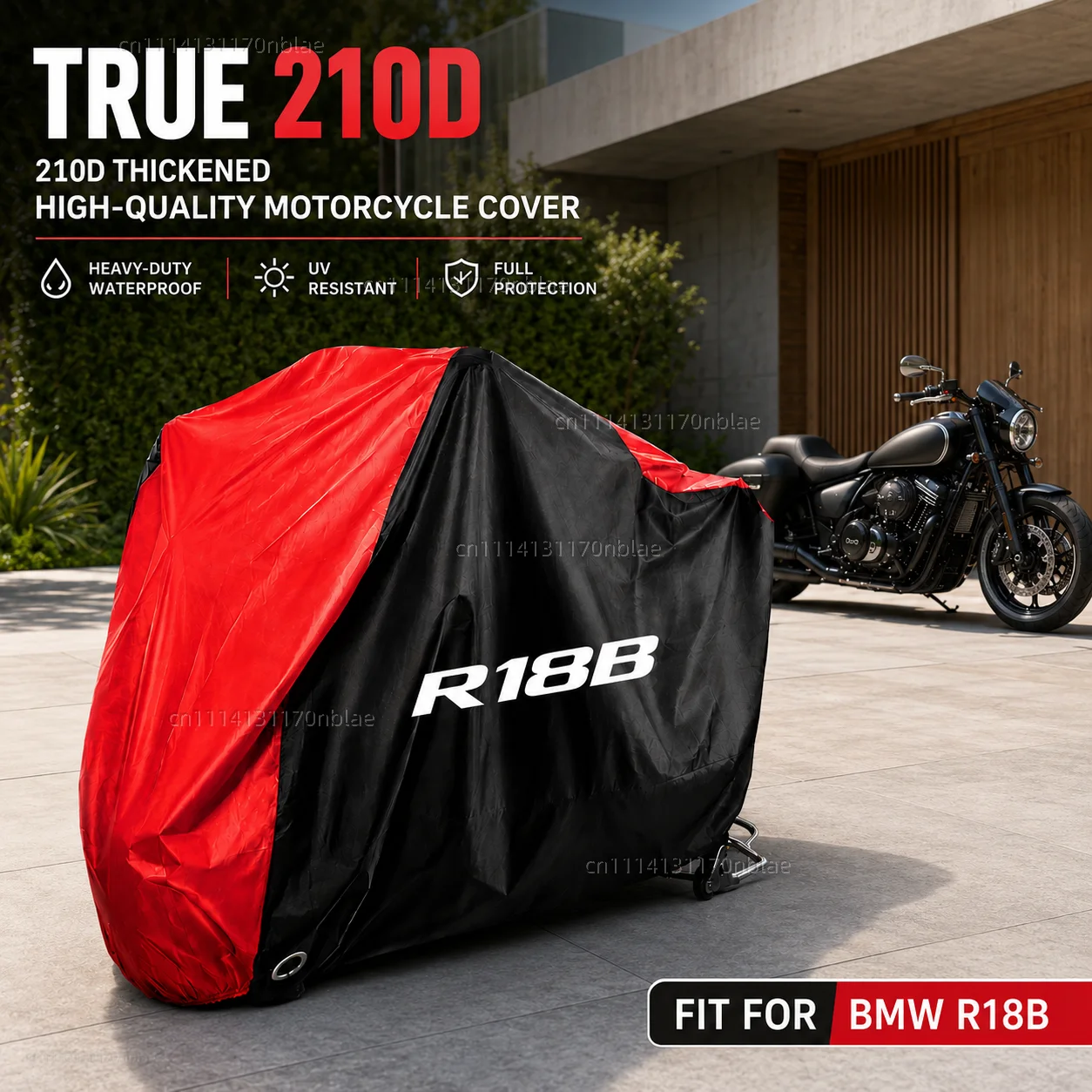 For BMW R18B 2020-2026 210D Motorcycle Cover Waterproof Oxford Fabric All Season Dustproof UV Protection Moto Rain Cover
For BMW R18B 2020-2026 210D Motorcycle Cover Waterproof Oxford Fabric All Season Dustproof UV Protection Moto Rain Cover