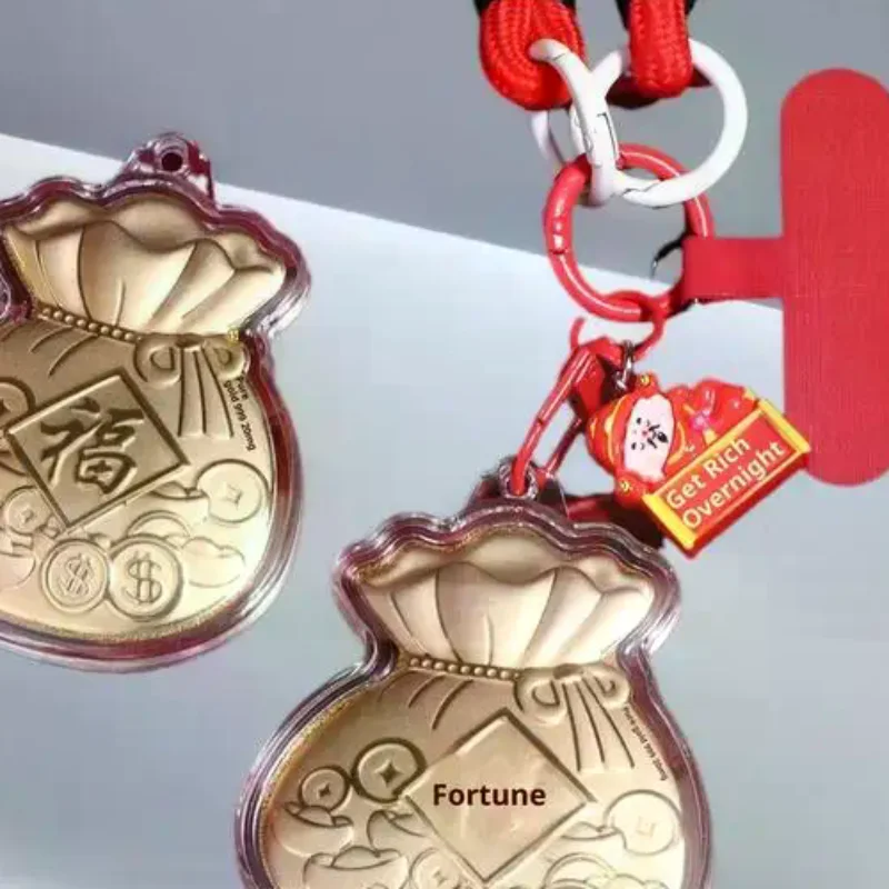 2026 Gold Color Lucky Fu Bag Pendent Keychain Backpack Charm Decoration New Year Gift Phone Lanyard
2026 Gold Color Lucky Fu Bag Pendent Keychain Backpack Charm Decoration New Year Gift Phone Lanyard