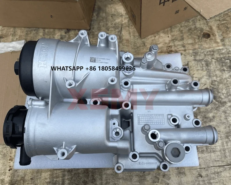 Applicable to Sinotruk Howo T7H SITRAK C7H MAN MT13 MC13 Engine Oil Cooler Module 201V05000-7043
Applicable to Sinotruk Howo T7H SITRAK C7H MAN MT13 MC13 Engine Oil Cooler Module 201V05000-7043