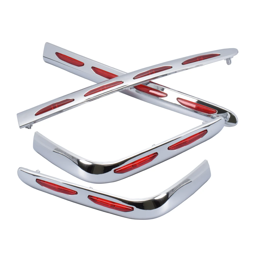 For Honda Goldwing 1800 2001 2002-2010 GL1800 2001-2010 GL1800 Motorcycle Lighted Trunk & Saddlebag Molding Chrome With Red Lens
For Honda Goldwing 1800 2001 2002-2010 GL1800 2001-2010 GL1800 Motorcycle Lighted Trunk & Saddlebag Molding Chrome With Red Lens