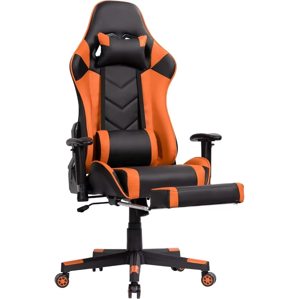 Gaming Chair Racing Style Office Chair,Adjustable Massage Lumbar Cushion Swivel Rocker Ergonomic Computer Desk Chair chaise
Gaming Chair Racing Style Office Chair,Adjustable Massage Lumbar Cushion Swivel Rocker Ergonomic Computer Desk Chair chaise