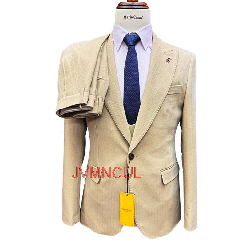 Men Suit Slim Fit 3 Piece Blazer Vest Pants Wedding Groom Best Man Formal Business Party Elegant Outfit Clothing Set
Men Suit Slim Fit 3 Piece Blazer Vest Pants Wedding Groom Best Man Formal Business Party Elegant Outfit Clothing Set
