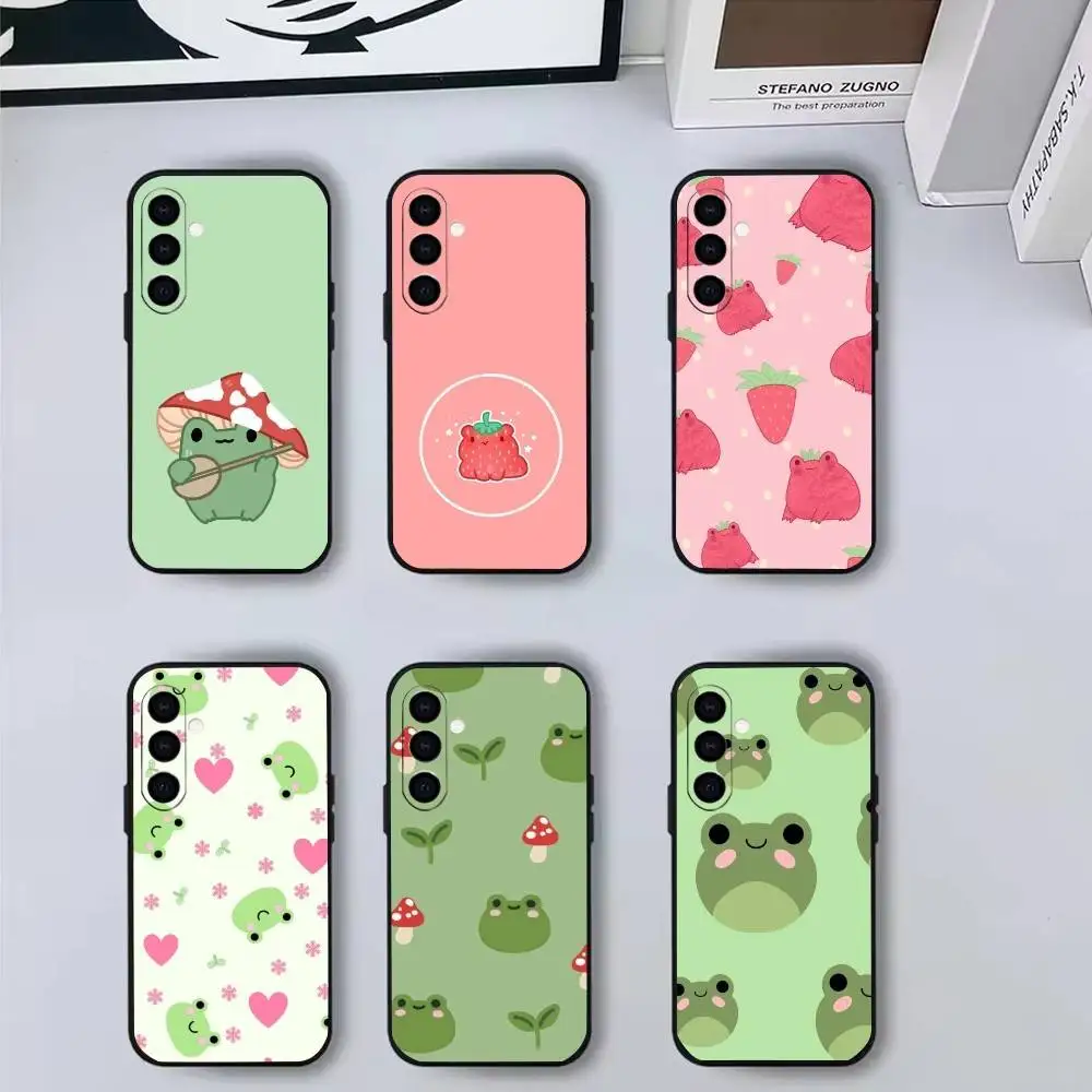 Cartoon F-Frog12 S-Strawberry Phone Case For Samsung Galaxy A73,A72,A71,A70,A53,A52,A51,Others Soft Black Cover
Cartoon F-Frog12 S-Strawberry Phone Case For Samsung Galaxy A73,A72,A71,A70,A53,A52,A51,Others Soft Black Cover
