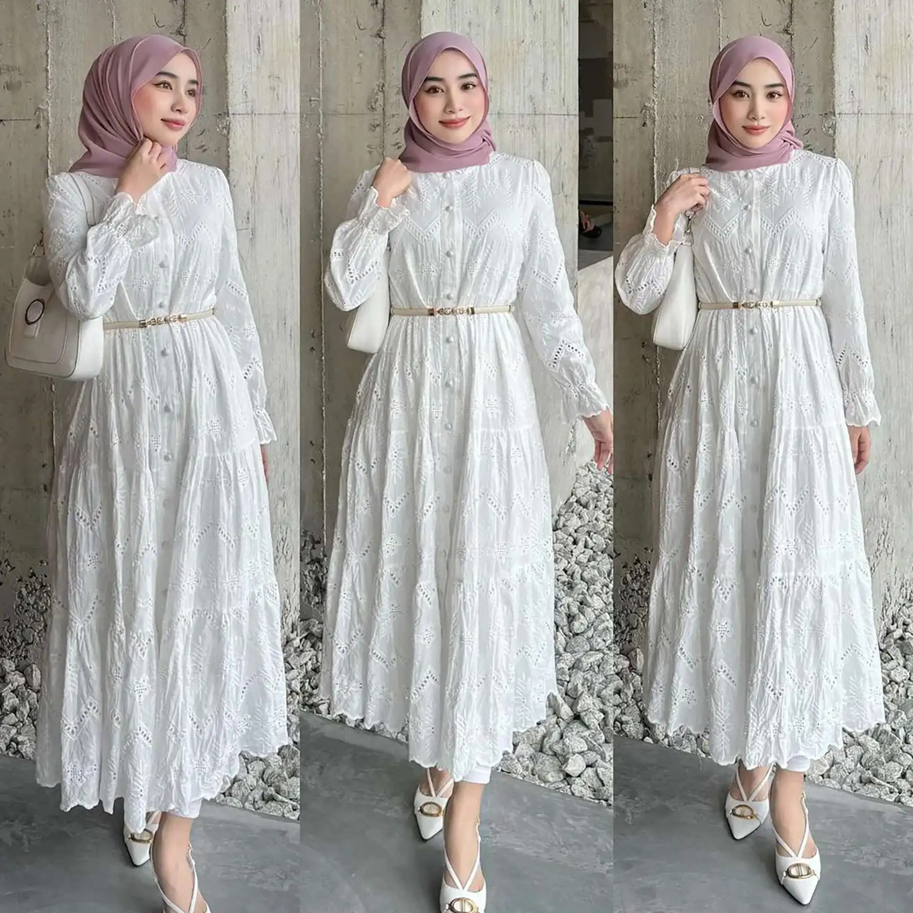 M267#5 Color Shoppe Muslim Women's Tk Dress Embroidered Lace Dress Long Dress Robe Abaya Ramadan Dubai Luxury Islam Elegant
M267#5 Color Shoppe Muslim Women's Tk Dress Embroidered Lace Dress Long Dress Robe Abaya Ramadan Dubai Luxury Islam Elegant