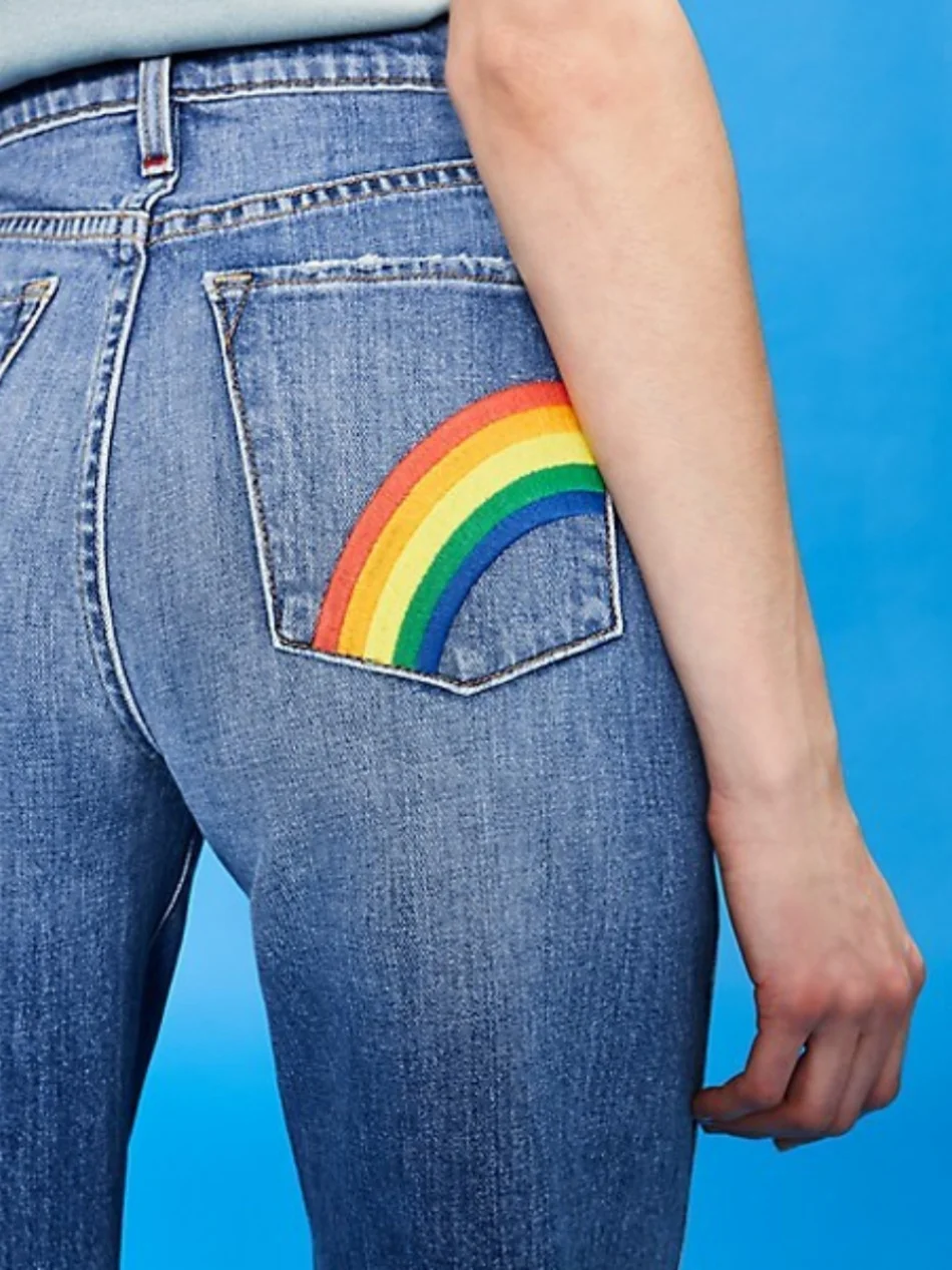 Women's Casual Rainbow Denim Jeans Elastic Waist Straight Leg Cotton Stretch Fabric Versatile Slimming Long Pants All Seasons
Women's Casual Rainbow Denim Jeans Elastic Waist Straight Leg Cotton Stretch Fabric Versatile Slimming Long Pants All Seasons
