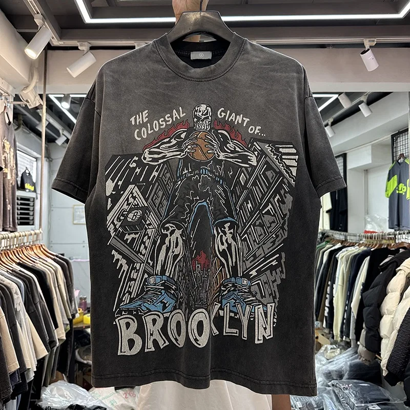 Summer Men T Shirt Women CasualSummer Cotton Heavy Washedwater Gradient Printing Short Sleeve TShirts
Summer Men T Shirt Women CasualSummer Cotton Heavy Washedwater Gradient Printing Short Sleeve TShirts