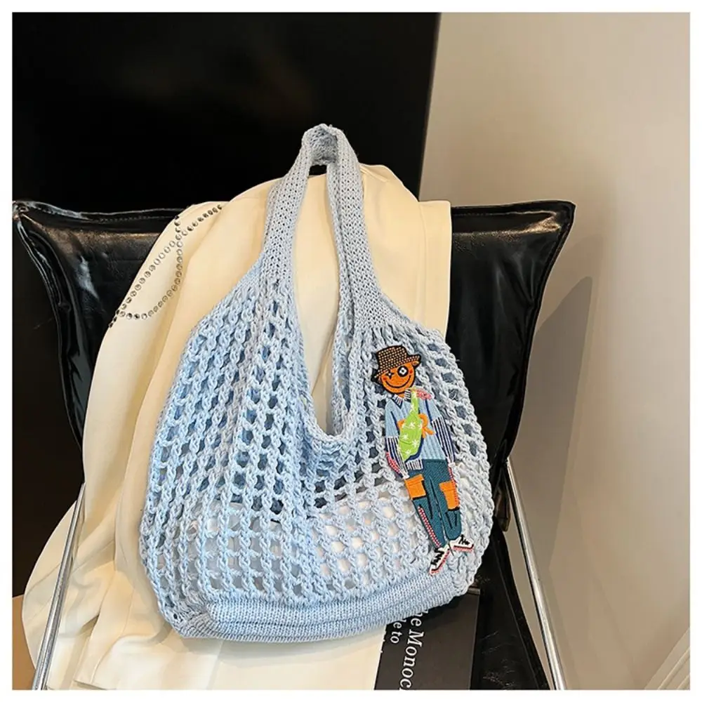 Vintage Shoulder Bag Knitted Bag Bohemian Large Capacity Weave Bag Storage Bag Hollowed Out Beach Bag Girl
Vintage Shoulder Bag Knitted Bag Bohemian Large Capacity Weave Bag Storage Bag Hollowed Out Beach Bag Girl