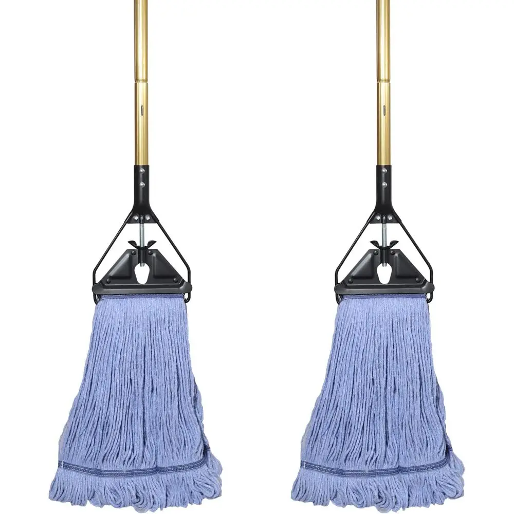 Industrial Heavy Duty Mop with Long Handle, 58 Looped-End String Wet Cotton Mops for Floor Cleaning
Industrial Heavy Duty Mop with Long Handle, 58 Looped-End String Wet Cotton Mops for Floor Cleaning