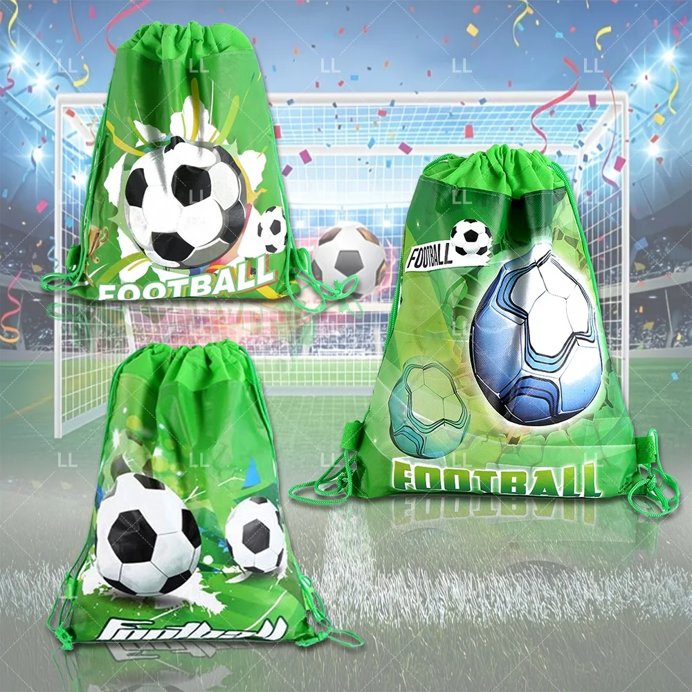 Football Backpack Birthday Party Supplies Soccer Ball Nonwovens Drawstring Canvas Travel Bag Decor Teenager Girls Boys Kids Gift
Football Backpack Birthday Party Supplies Soccer Ball Nonwovens Drawstring Canvas Travel Bag Decor Teenager Girls Boys Kids Gift