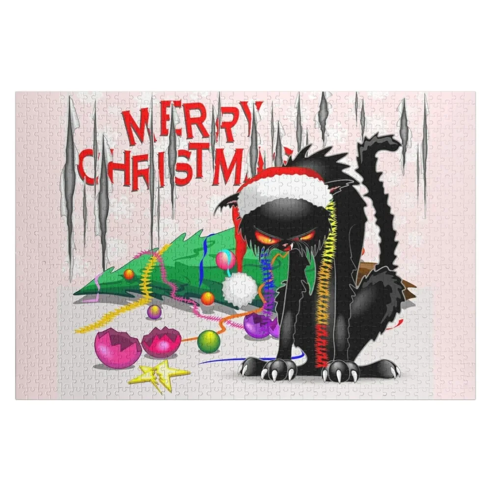Evil Black Cat VS Christmas Tree Jigsaw Puzzle Woods For Adults Customized Photo Personalized For Kids Puzzle
Evil Black Cat VS Christmas Tree Jigsaw Puzzle Woods For Adults Customized Photo Personalized For Kids Puzzle