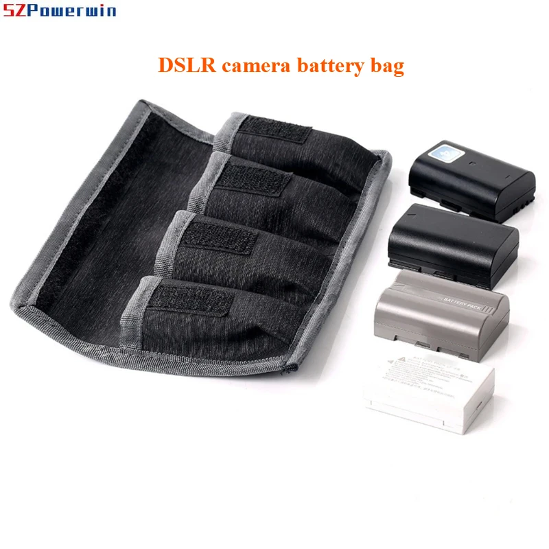 DSLR Battery Bag Portable Camera Battery Carrying Storage Case Holder Pouch for Nikon Sony Camera Gadgets
DSLR Battery Bag Portable Camera Battery Carrying Storage Case Holder Pouch for Nikon Sony Camera Gadgets