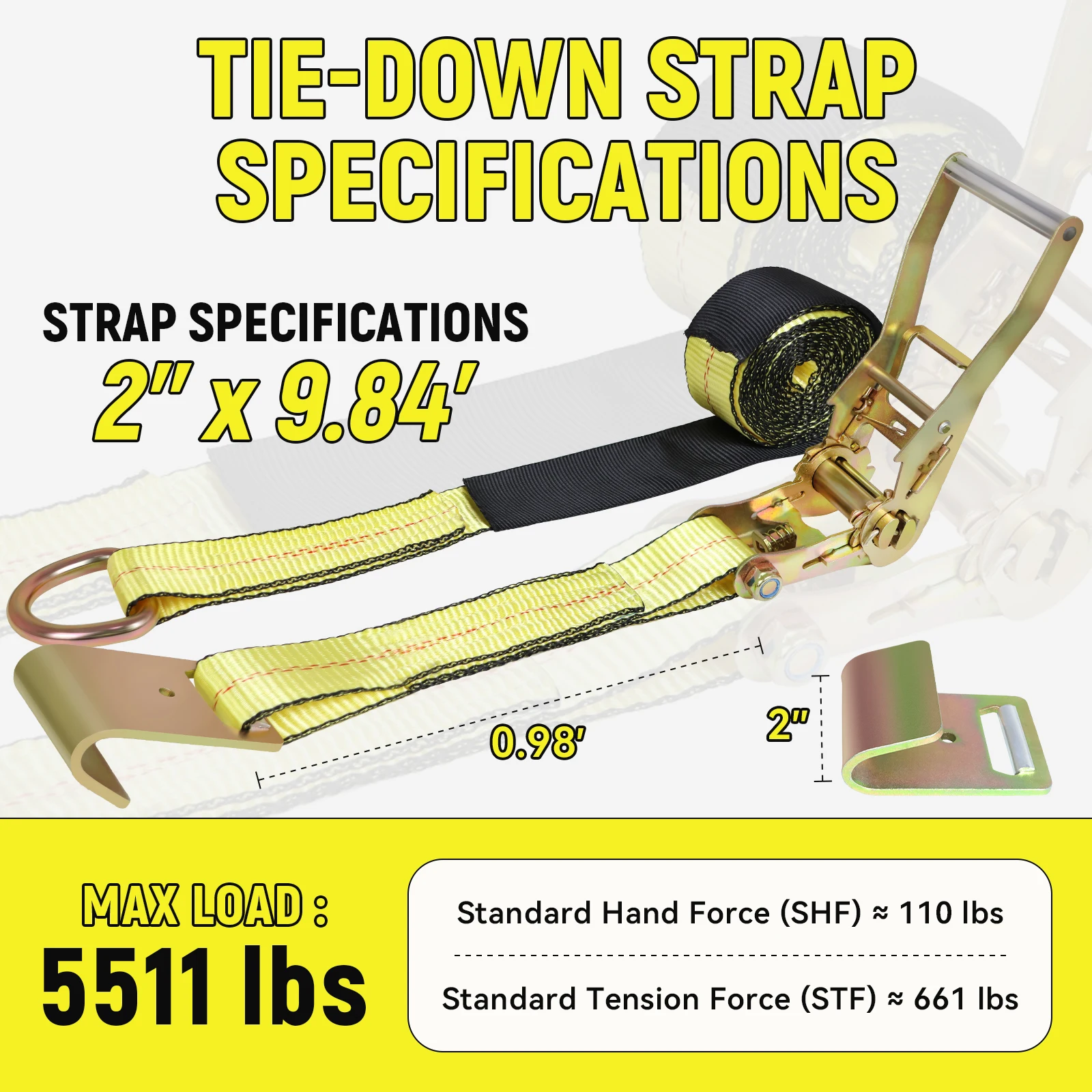 Factory Direct Heavy Duty Ratchet Tie Down Straps S Hook Cargo Fixing Belt Lashing Strap Tensioner For Truck Car
Factory Direct Heavy Duty Ratchet Tie Down Straps S Hook Cargo Fixing Belt Lashing Strap Tensioner For Truck Car