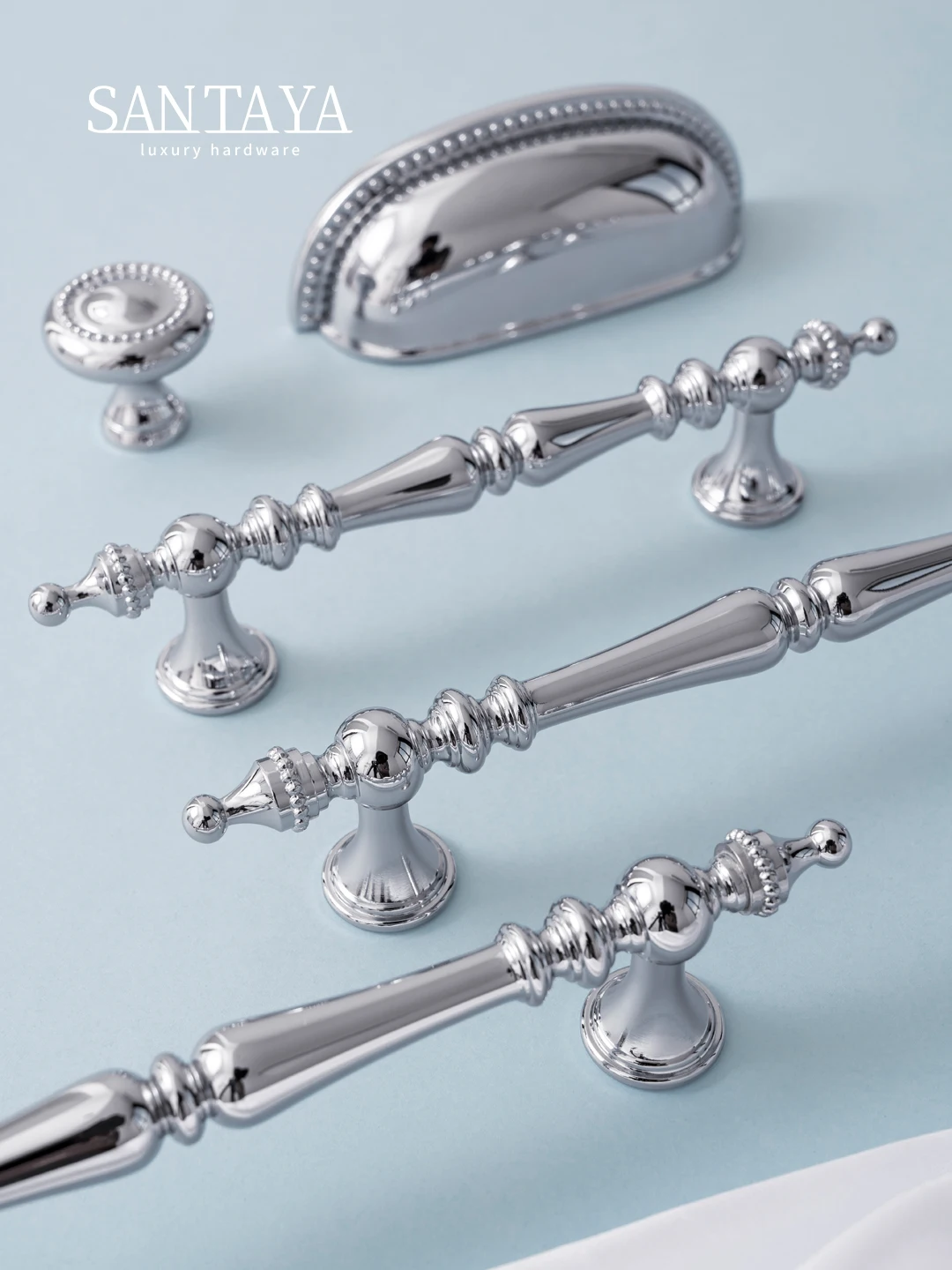 Chrome Luxury Furniture Brass Handles Bright Silver Drawer Knobs Wardrobes Kitchen Cabinets Shells T-Bar Pulls
Chrome Luxury Furniture Brass Handles Bright Silver Drawer Knobs Wardrobes Kitchen Cabinets Shells T-Bar Pulls