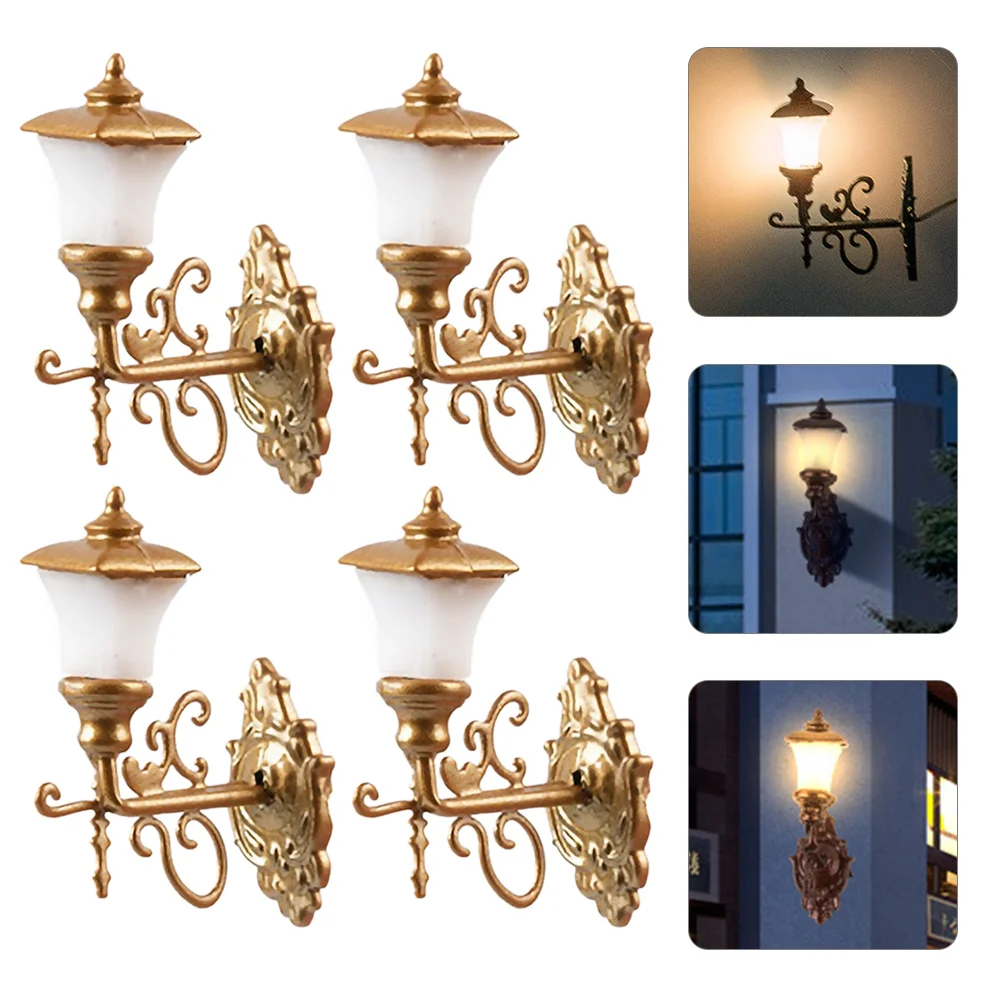 Dollhouse Wall Light Micro Landscaping Lamp Decor Mini DIY Lights Model Luminous Tiny Miniature LED Sconce
Dollhouse Wall Light Micro Landscaping Lamp Decor Mini DIY Lights Model Luminous Tiny Miniature LED Sconce